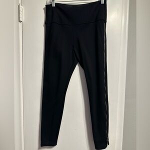 Nice Black “Leggings” With Zipper Legs. Sz LP
